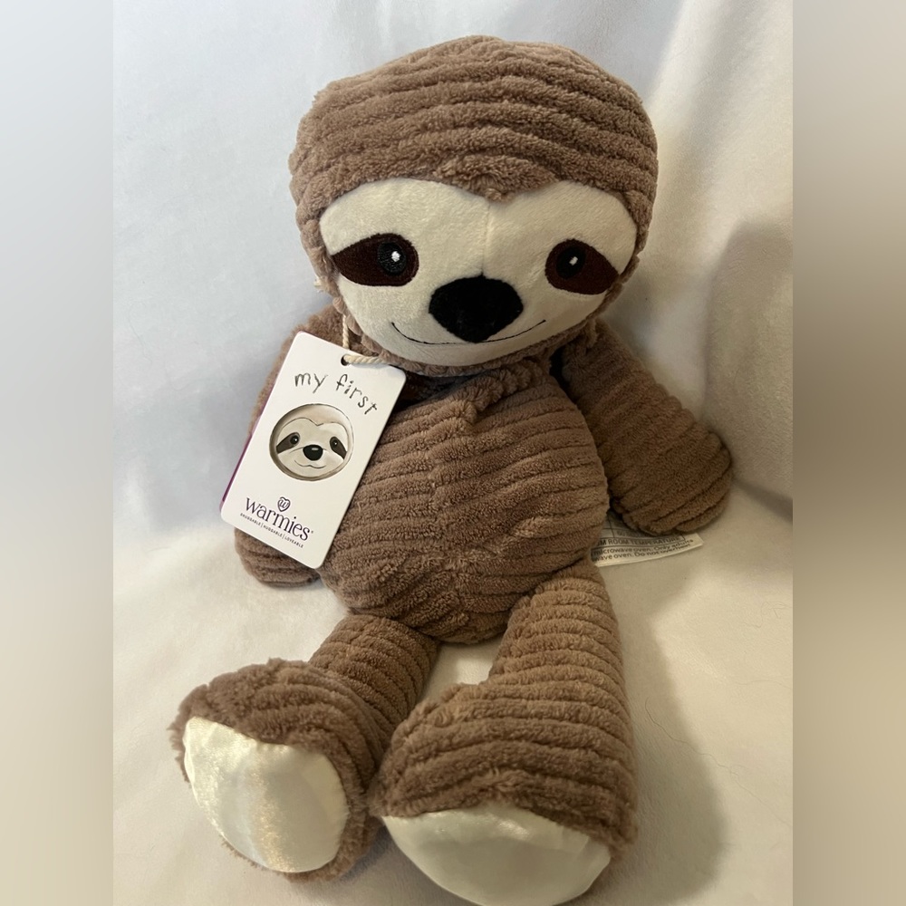 NWT Warmies My First Warmie Sloth Scented with Lavender
